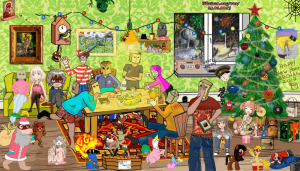 Пидорнухи отмечают Новый Год.