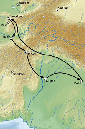 Timur India campaign.jpg