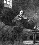 Louis Boulanger Paganini in Prison, 1831.